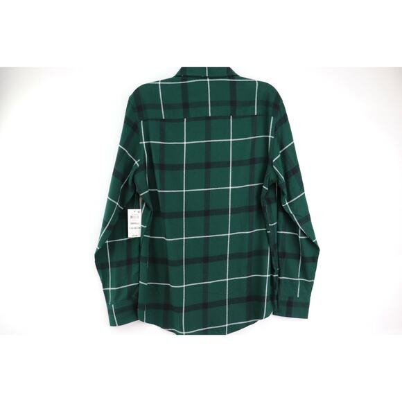 Alfani Mens Shirt Green Size Small Parsons Plaid Print Button Up MSRP $65 - Picture 4 of 8